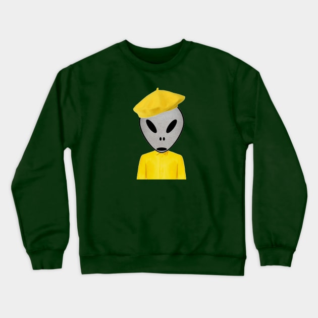 An Alien in Paris Crewneck Sweatshirt by ellenaJ